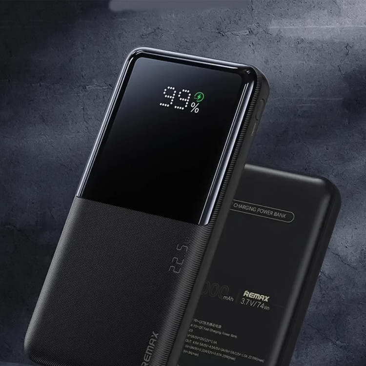 پاوربانک 22.5 وات ریمکس مدل RPP-623 ظرفیت 20000 میلی آمپر ساعت