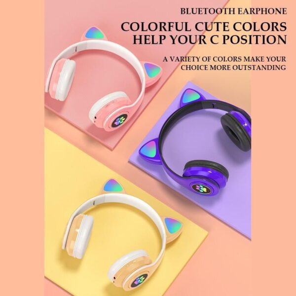 هدست بلوتوثی مدل cat ear b39m