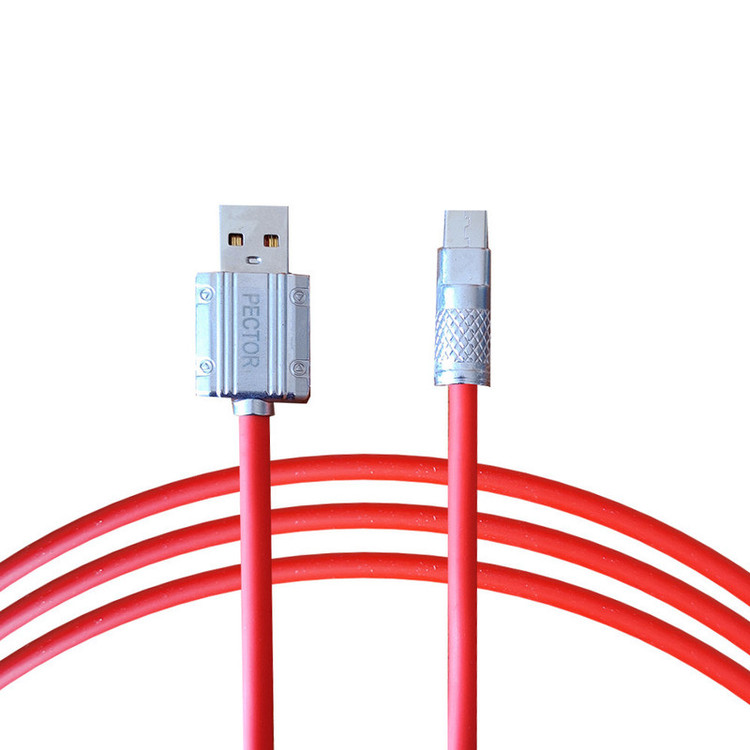 کابل تبدیل USB به USB-C پکتور مدل X120 طول 1 متر