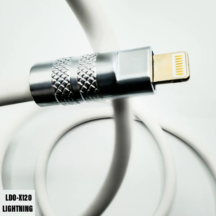 کابل تبدیل USB به lightningh پکتور مدل X120 طول 1 متر