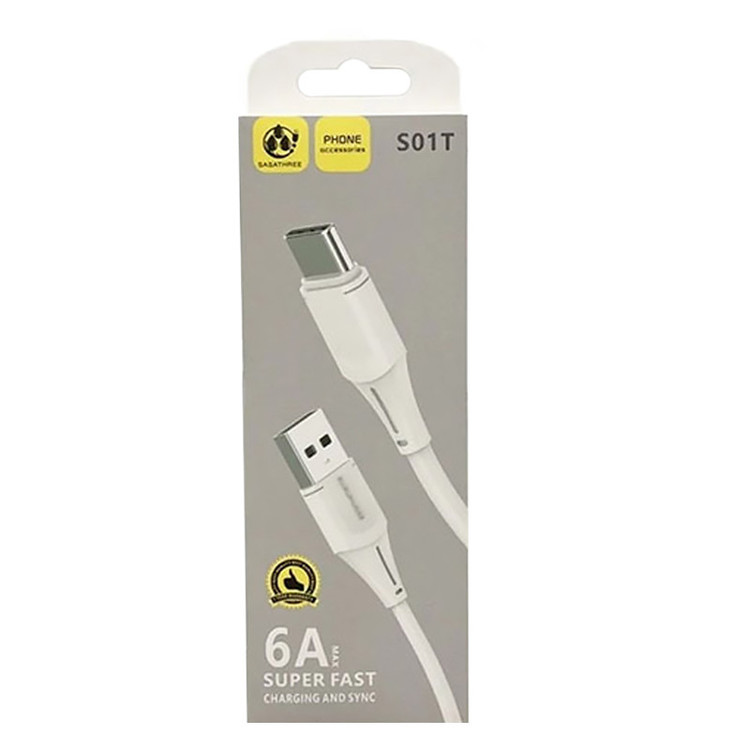 کابل تبدیل USB به USB-C ساساتری مدل S01T طول 1 متر